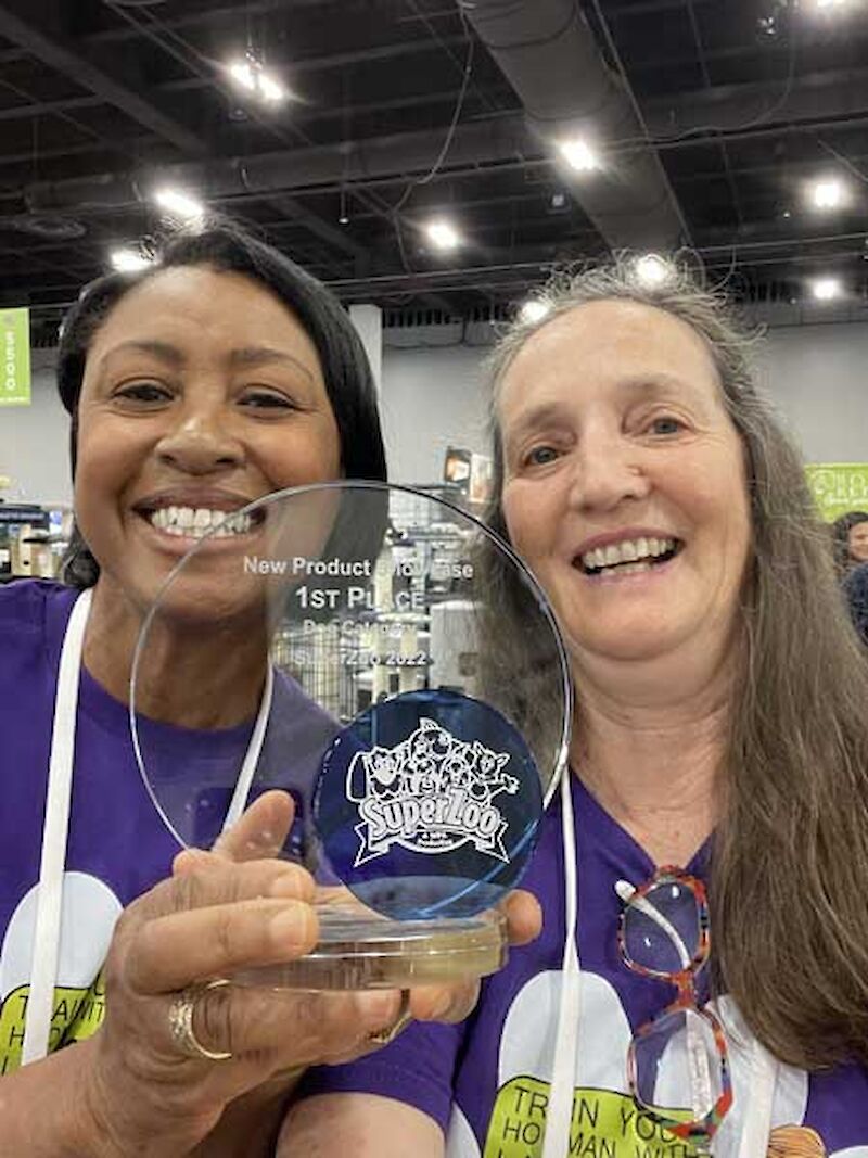 Winners are grinners. LickiMat Keeper Best New Product