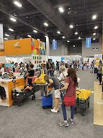 Busy day at the stand