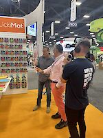 LickiMat's Alejandro being interviewed