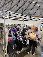 All hands on deck at a busy day at the Dog and Cat Lovers Festival