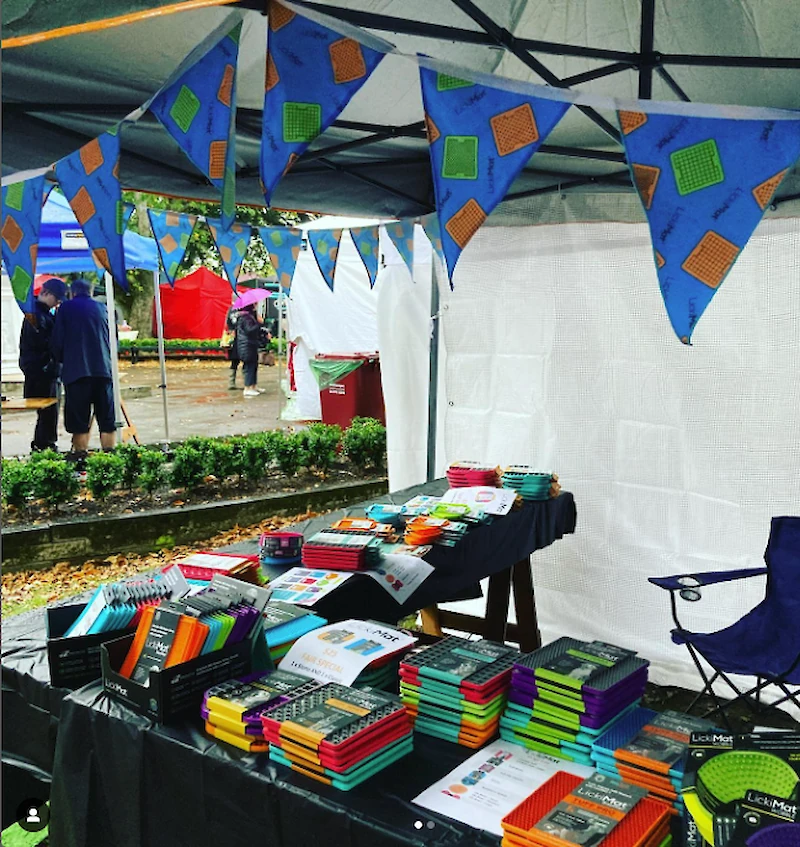The LickiMat stand at the Martinborough Fair