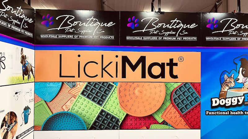 LickiMat on display at Pet Expo, South Africa