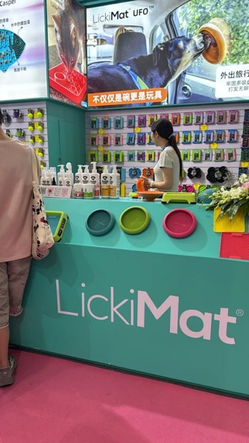 LickiMat on display again at Pet Fair Asia, 2026 in Shanghai